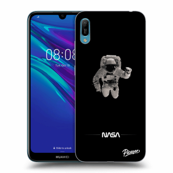 Picasee silikónový čierny obal pre Huawei Y6 2019 - Astronaut Minimal