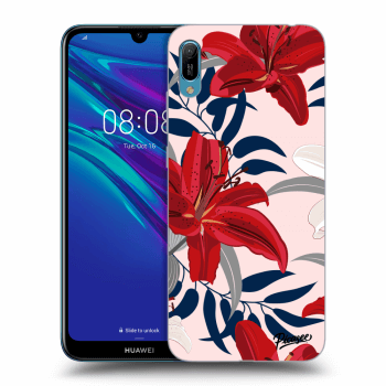 Obal pre Huawei Y6 2019 - Red Lily