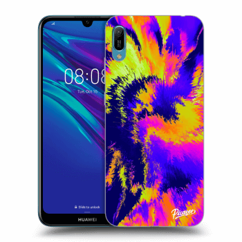 Picasee silikónový čierny obal pre Huawei Y6 2019 - Burn