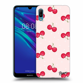 Picasee silikónový prehľadný obal pre Huawei Y6 2019 - Cherries