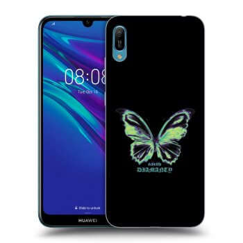 Picasee silikónový čierny obal pre Huawei Y6 2019 - Diamanty Blue
