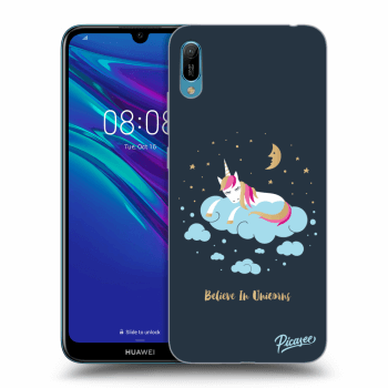Picasee silikónový čierny obal pre Huawei Y6 2019 - Believe In Unicorns