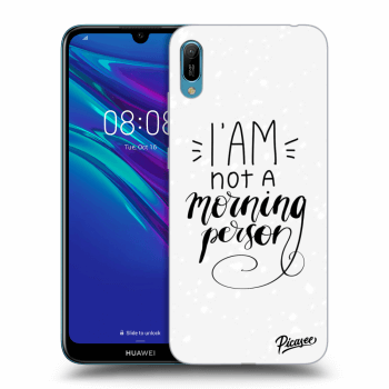 Picasee silikónový prehľadný obal pre Huawei Y6 2019 - I am not a morning person