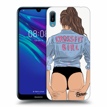 Picasee silikónový prehľadný obal pre Huawei Y6 2019 - Crossfit girl - nickynellow