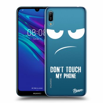 Picasee silikónový prehľadný obal pre Huawei Y6 2019 - Don't Touch My Phone