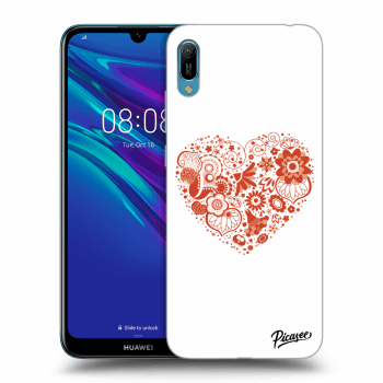 Picasee silikónový prehľadný obal pre Huawei Y6 2019 - Big heart