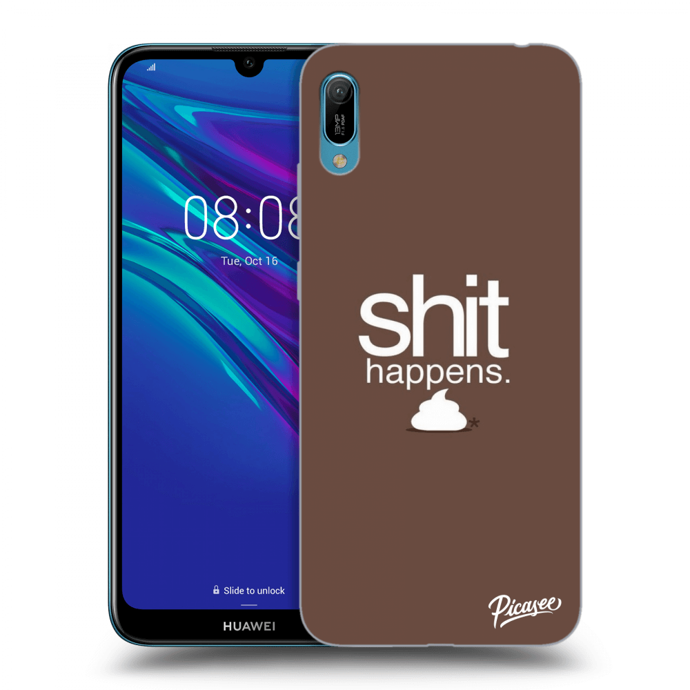 Picasee ULTIMATE CASE pro Huawei Y6 2019 - Shit happens
