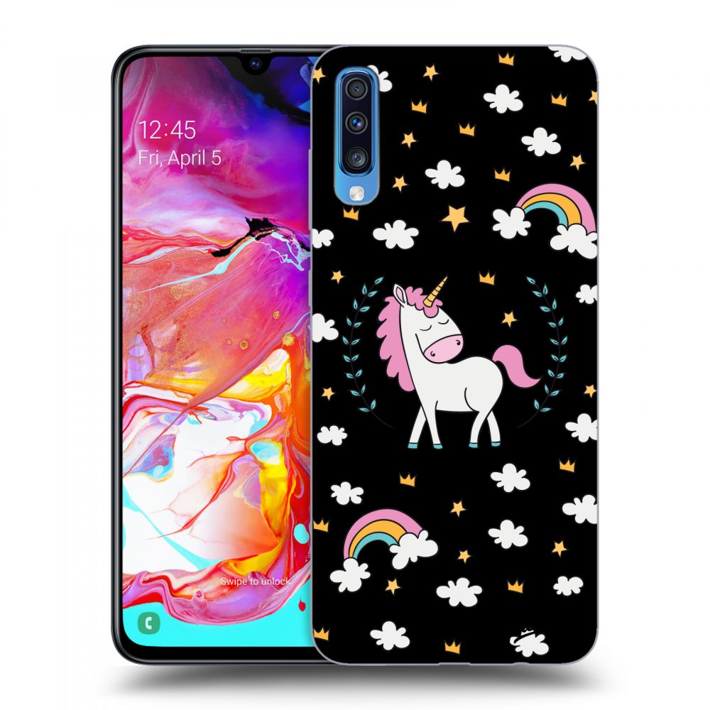 Picasee ULTIMATE CASE pro Samsung Galaxy A70 A705F - Unicorn star heaven