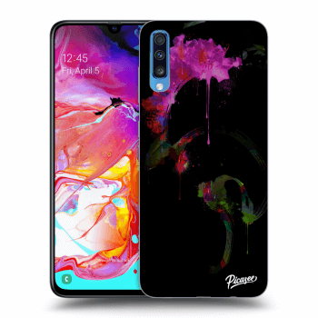 Picasee ULTIMATE CASE pro Samsung Galaxy A70 A705F - Peony black