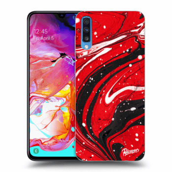 Picasee ULTIMATE CASE pro Samsung Galaxy A70 A705F - Red black