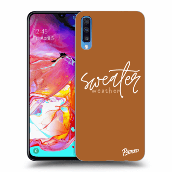 Picasee ULTIMATE CASE pro Samsung Galaxy A70 A705F - Sweater weather