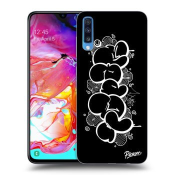 Picasee silikónový prehľadný obal pre Samsung Galaxy A70 A705F - Throw UP