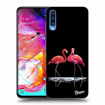 Obal pre Samsung Galaxy A70 A705F - Flamingos couple