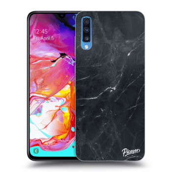 Obal pre Samsung Galaxy A70 A705F - Black marble