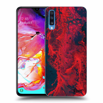 Picasee ULTIMATE CASE pro Samsung Galaxy A70 A705F - Organic red