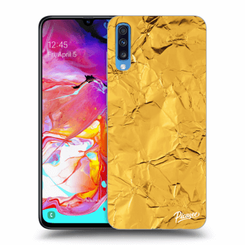 Picasee ULTIMATE CASE pro Samsung Galaxy A70 A705F - Gold