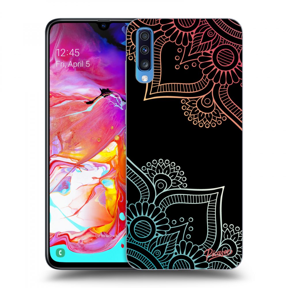 Picasee ULTIMATE CASE pro Samsung Galaxy A70 A705F - Flowers pattern