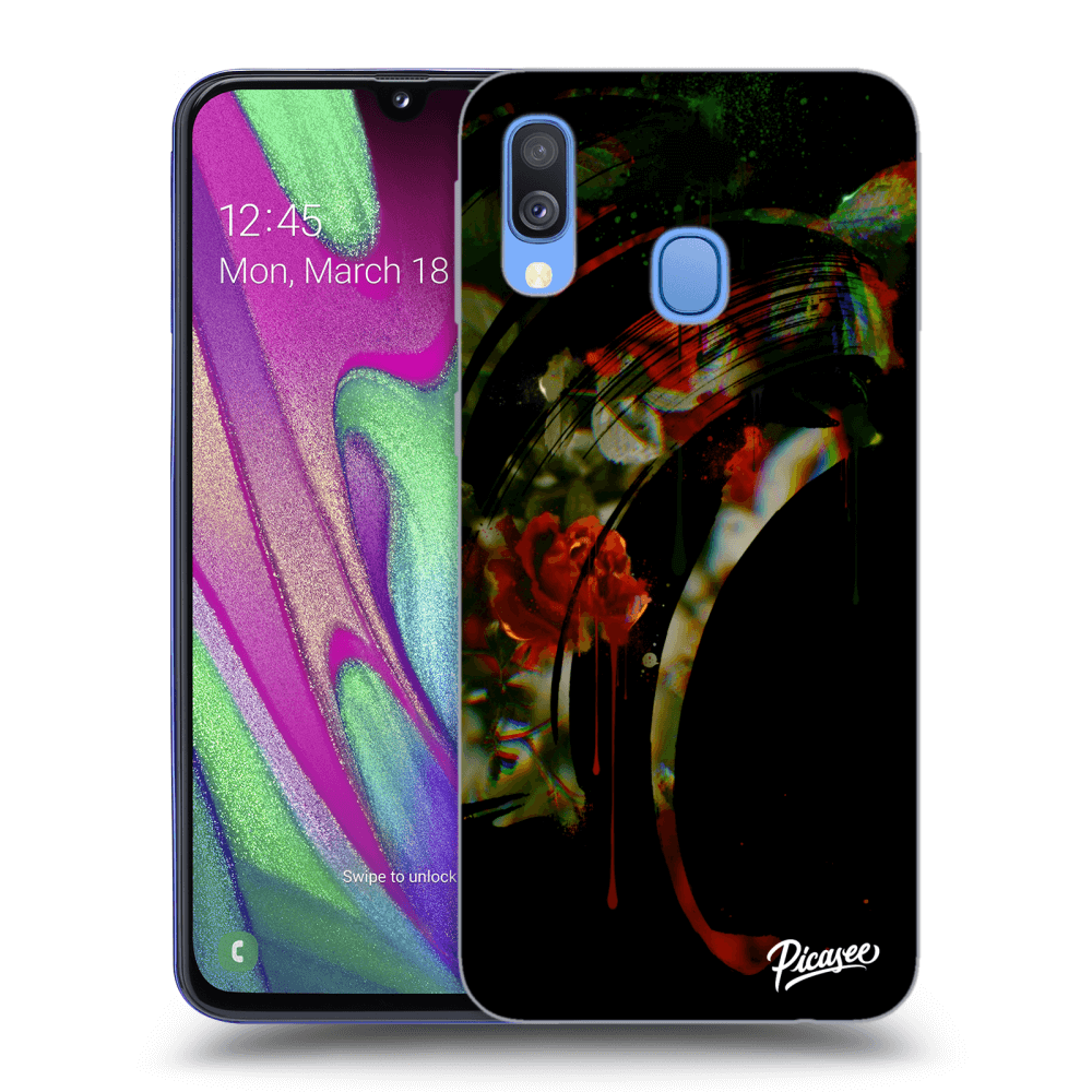 Picasee ULTIMATE CASE pro Samsung Galaxy A40 A405F - Roses black