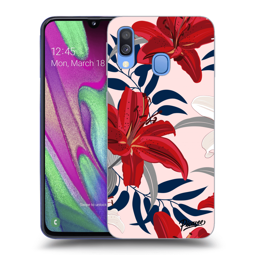 Picasee ULTIMATE CASE pro Samsung Galaxy A40 A405F - Red Lily