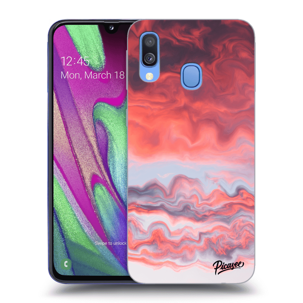 Picasee ULTIMATE CASE pro Samsung Galaxy A40 A405F - Sunset