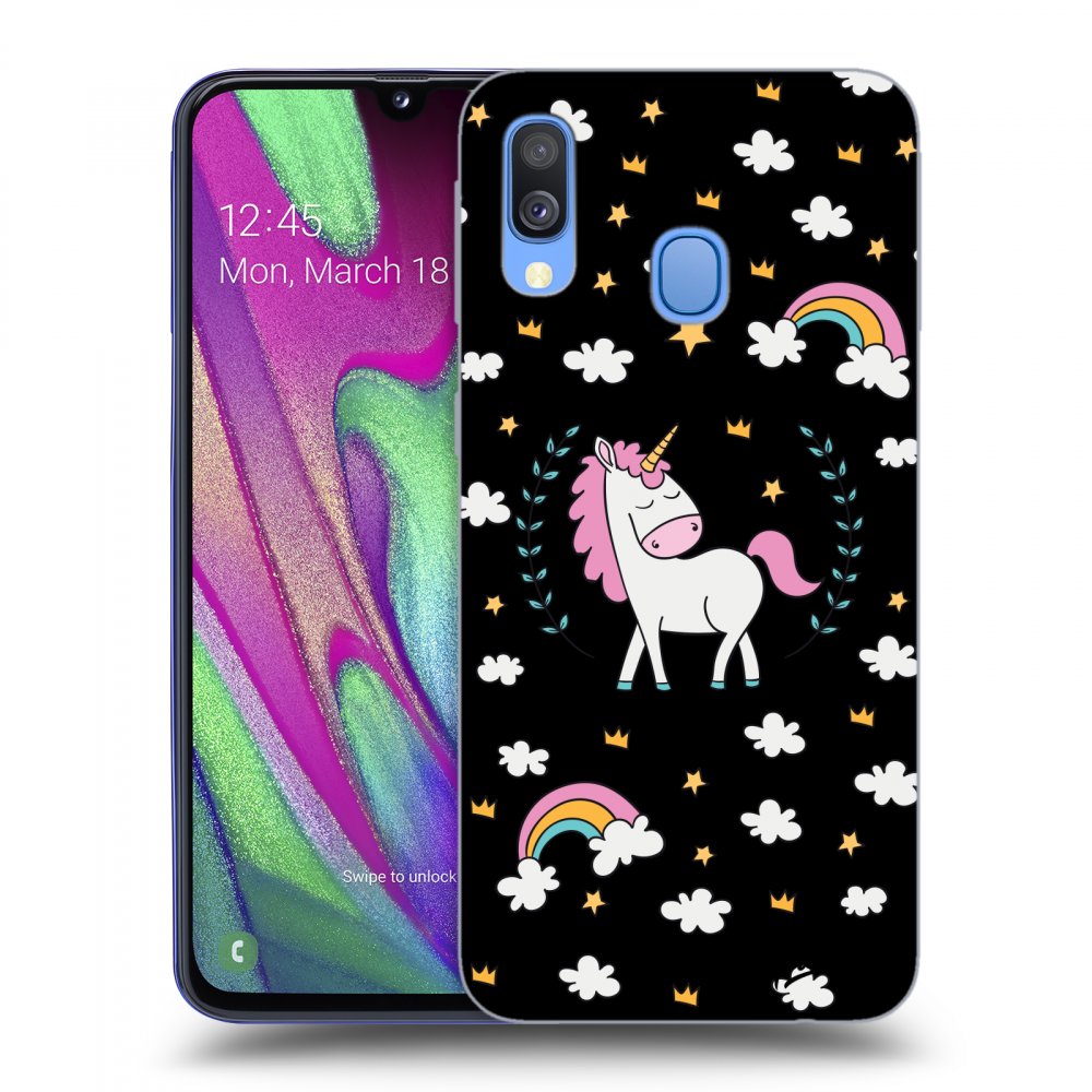 Picasee ULTIMATE CASE pro Samsung Galaxy A40 A405F - Unicorn star heaven