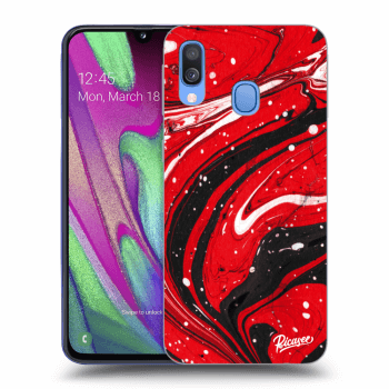 Picasee ULTIMATE CASE pro Samsung Galaxy A40 A405F - Red black