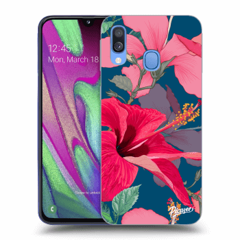 Picasee ULTIMATE CASE pro Samsung Galaxy A40 A405F - Hibiscus