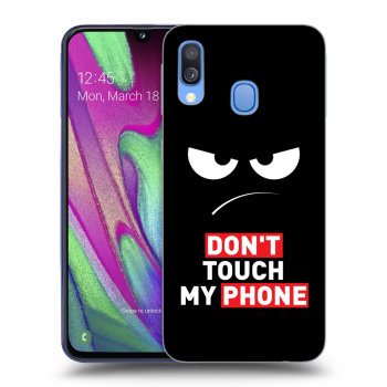 Obal pre Samsung Galaxy A40 A405F - Angry Eyes - Transparent