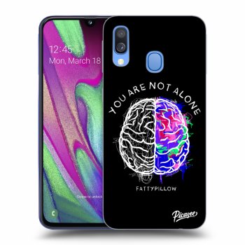 Obal pre Samsung Galaxy A40 A405F - Brain - White