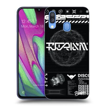 Obal pre Samsung Galaxy A40 A405F - BLACK DISCO