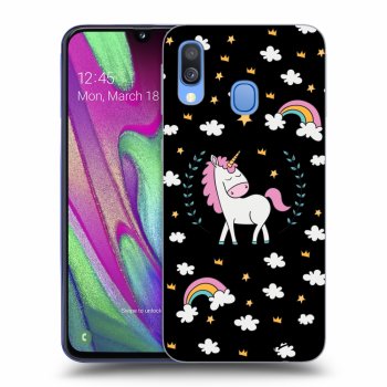 Obal pre Samsung Galaxy A40 A405F - Unicorn star heaven