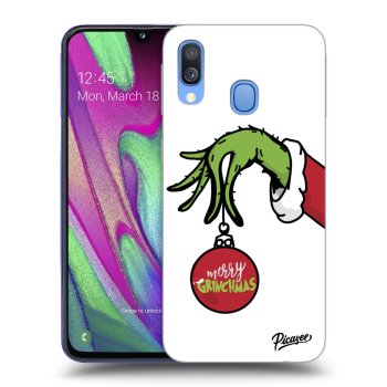 Picasee ULTIMATE CASE pro Samsung Galaxy A40 A405F - Grinch