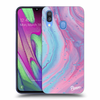 Obal pre Samsung Galaxy A40 A405F - Pink liquid