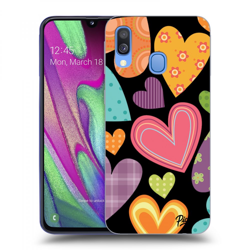 Picasee ULTIMATE CASE pro Samsung Galaxy A40 A405F - Colored heart