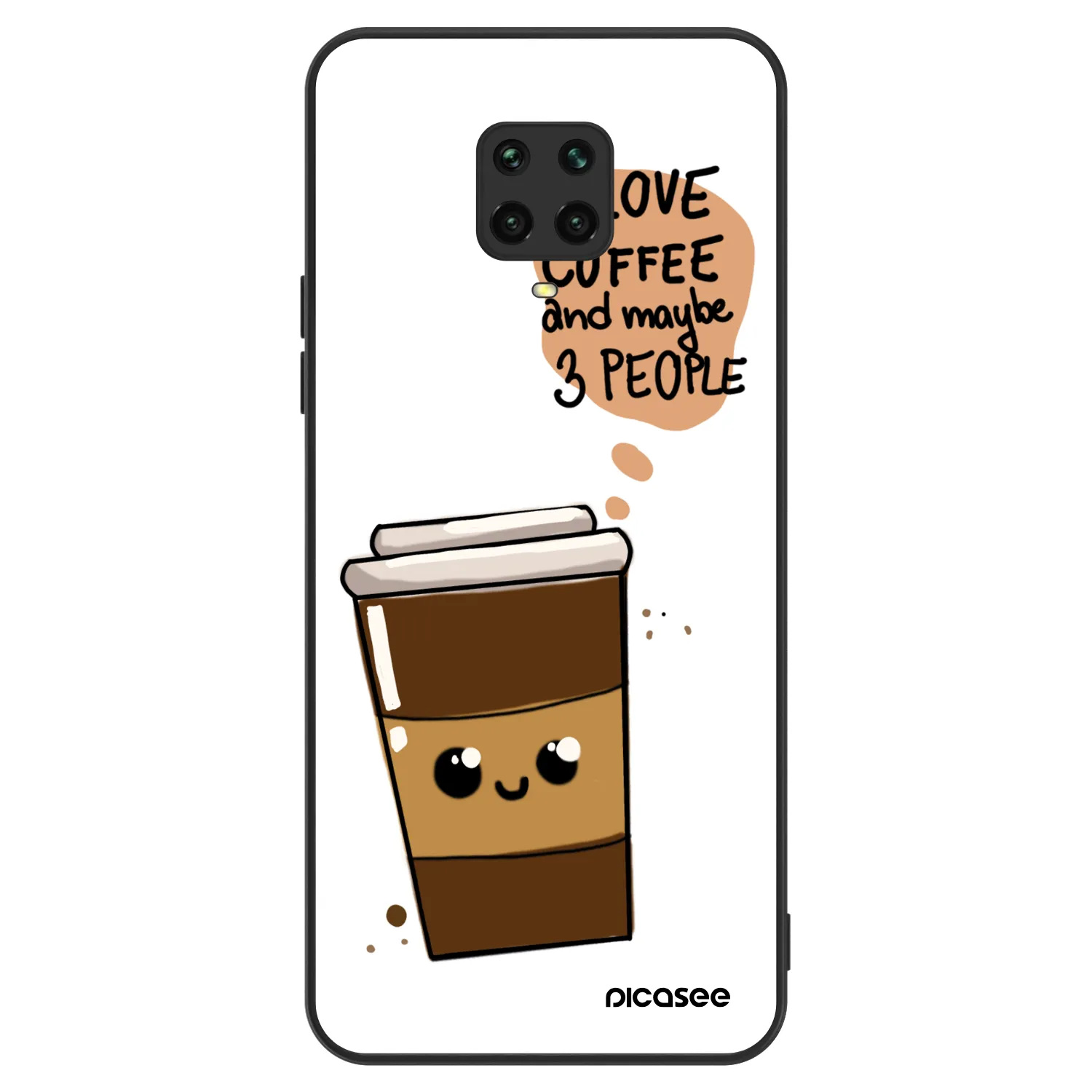 Picasee ULTIMATE CASE pro Xiaomi Redmi Note 9 Pro - Cute coffee