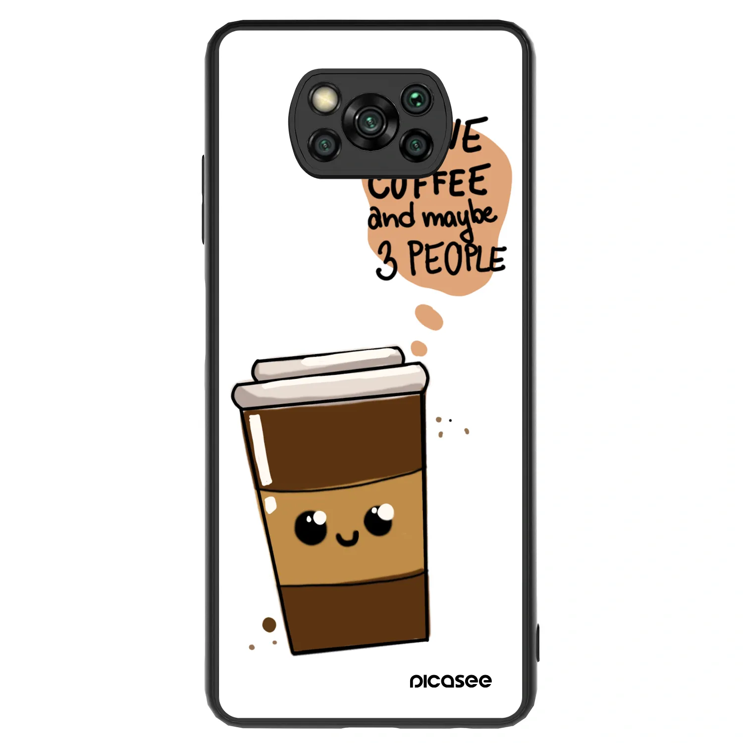 Picasee ULTIMATE CASE pro Xiaomi Poco X3 - Cute coffee