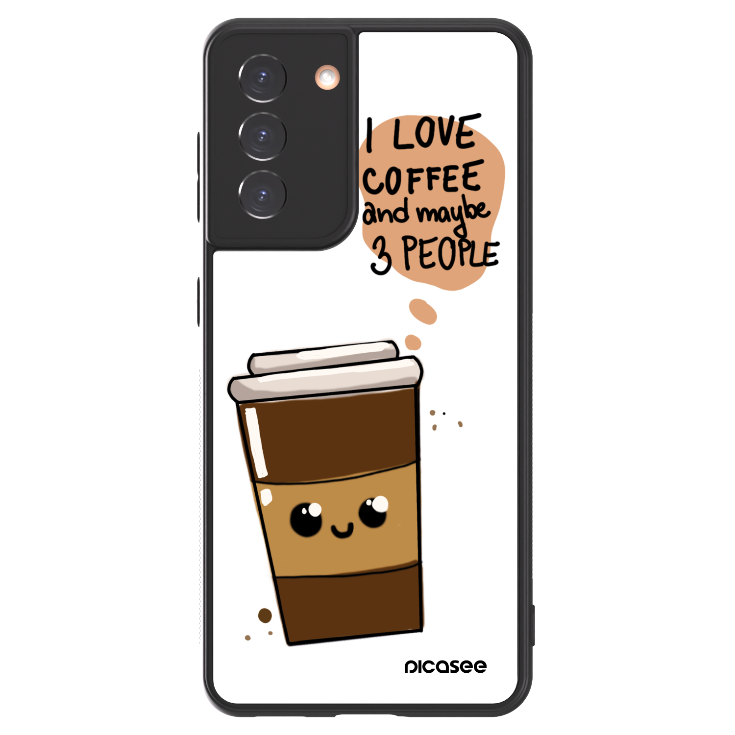 ULTIMATE CASE pro Samsung Galaxy S21 5G G991B - Cute coffee
