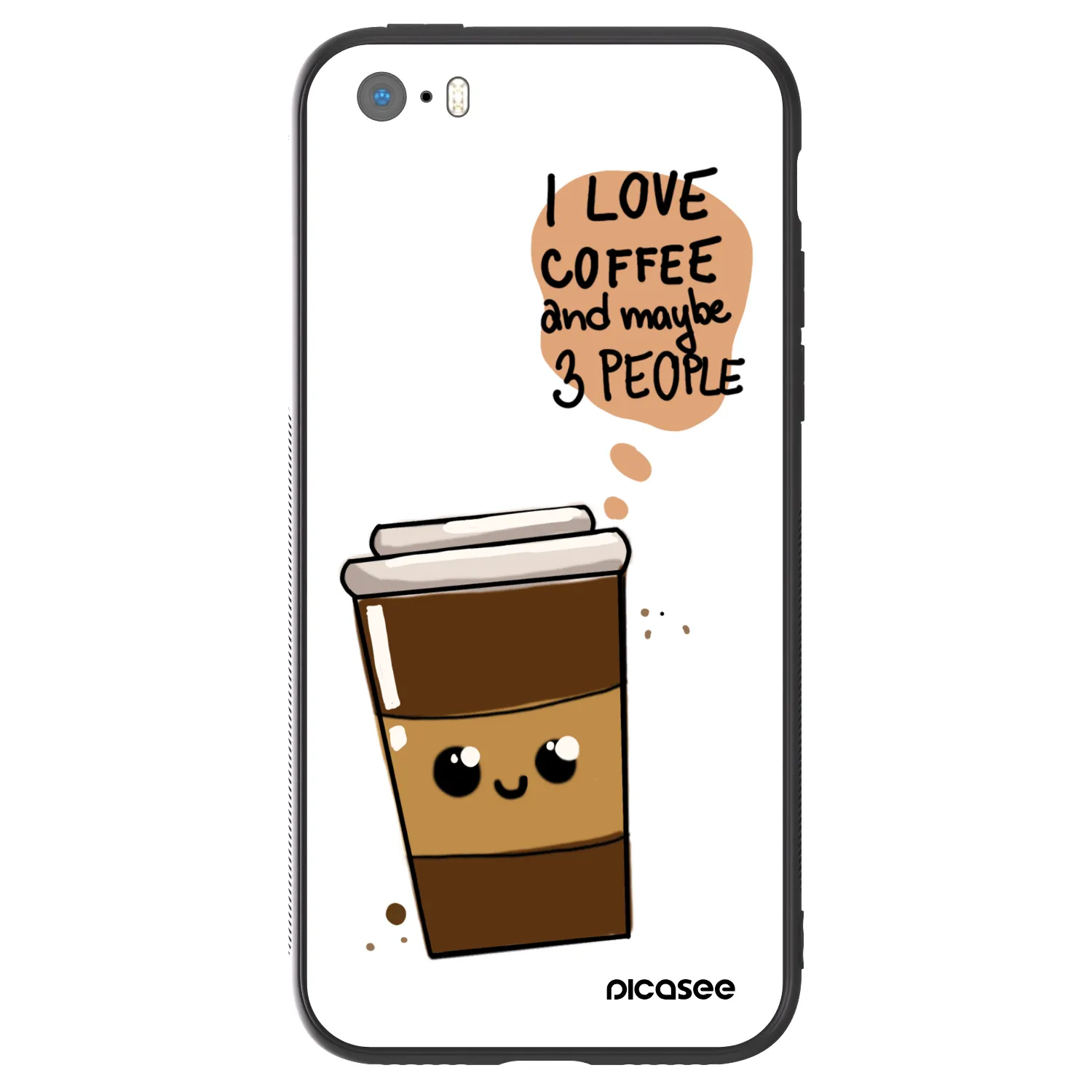 Picasee ULTIMATE CASE pro Apple iPhone 5/5S/SE - Cute coffee