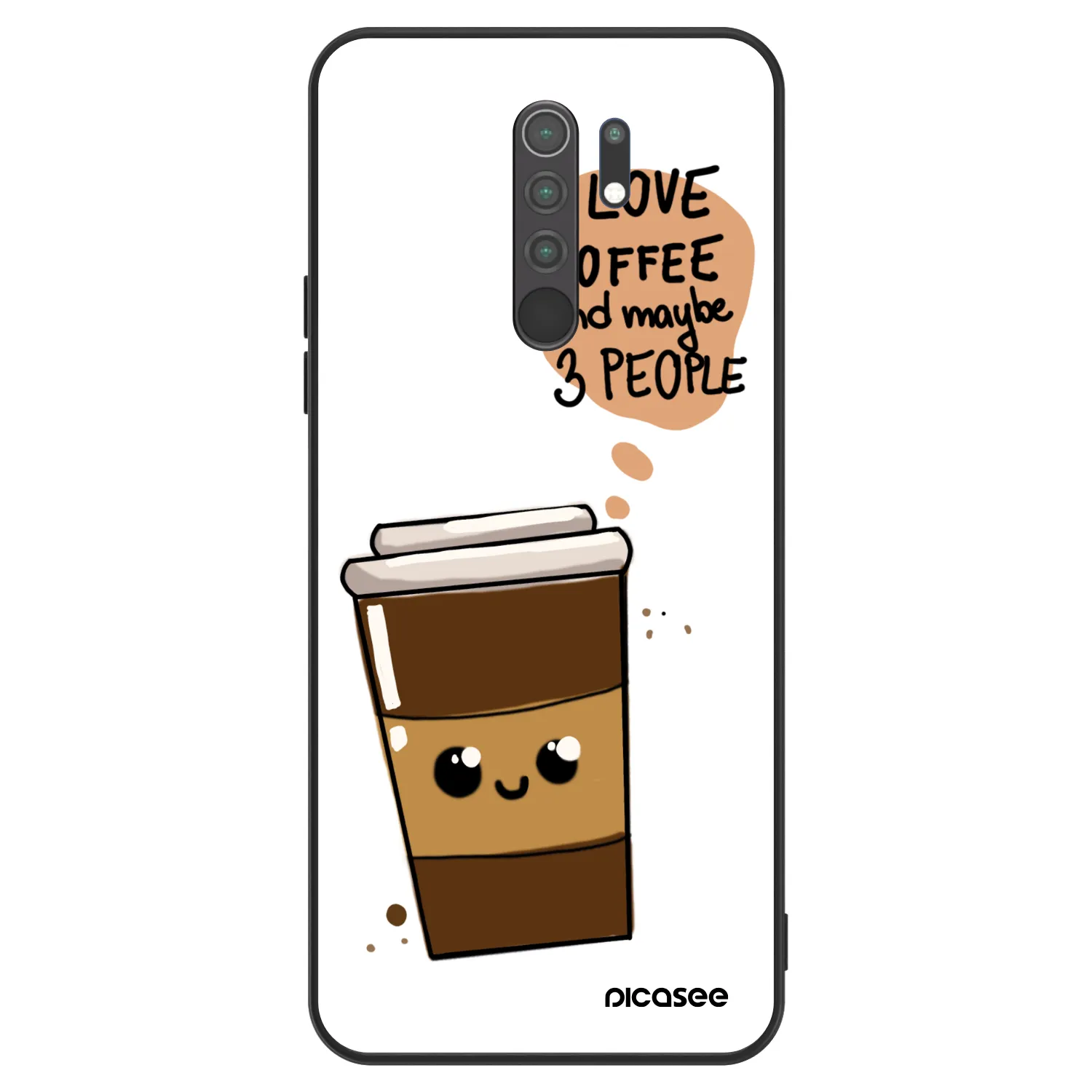 Picasee ULTIMATE CASE pro Xiaomi Redmi 9 - Cute coffee