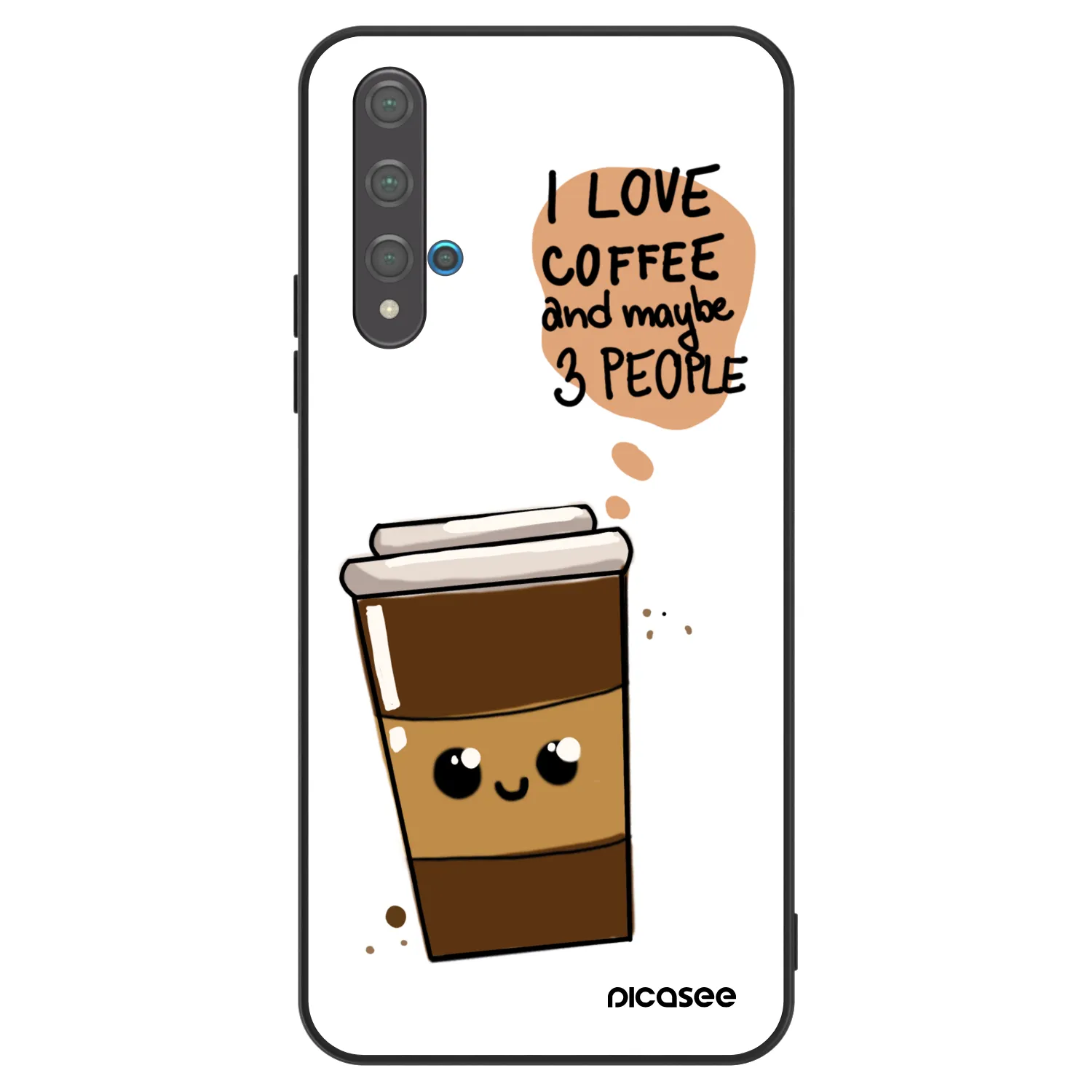 Picasee ULTIMATE CASE pro Huawei Nova 5T - Cute coffee