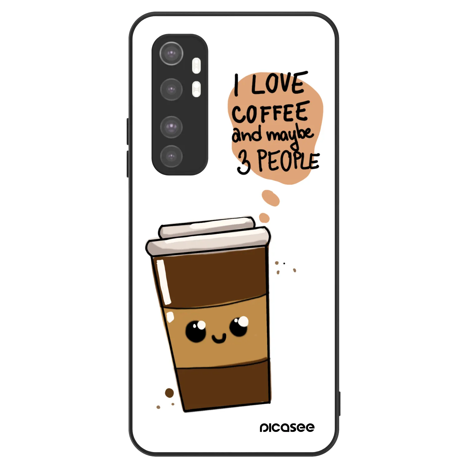 Picasee ULTIMATE CASE pro Xiaomi Mi Note 10 Lite - Cute coffee