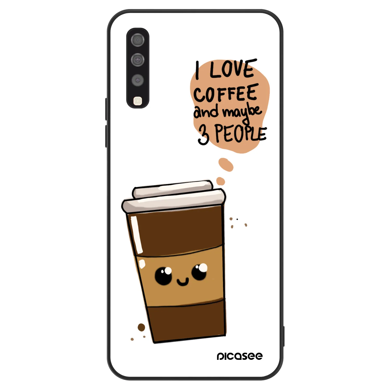 Picasee ULTIMATE CASE pro Samsung Galaxy A70 A705F - Cute coffee