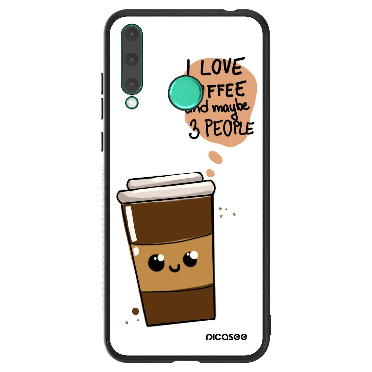 Picasee ULTIMATE CASE pro Honor 20 Lite - Cute coffee