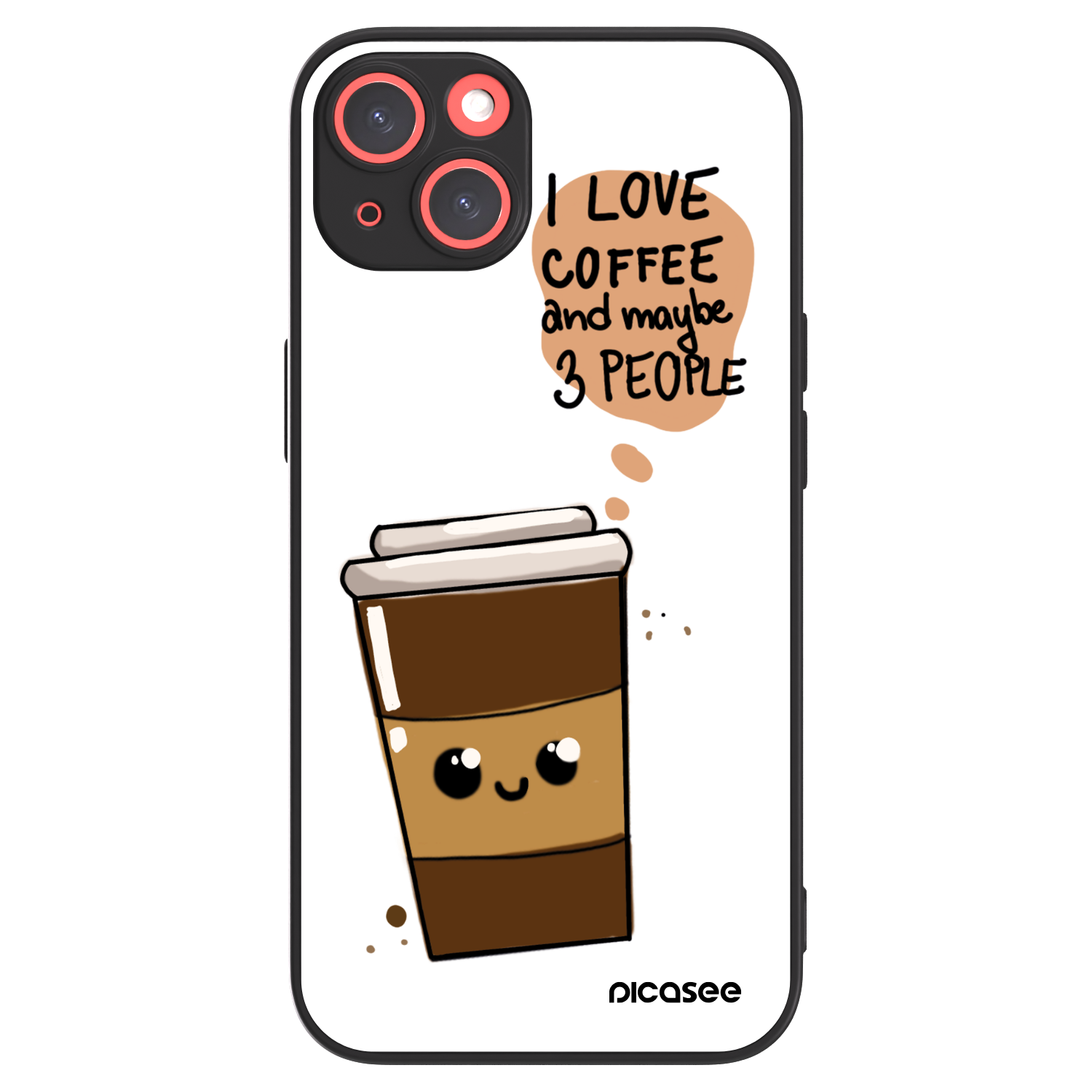 Picasee ULTIMATE CASE pro Apple iPhone 13 - Cute coffee