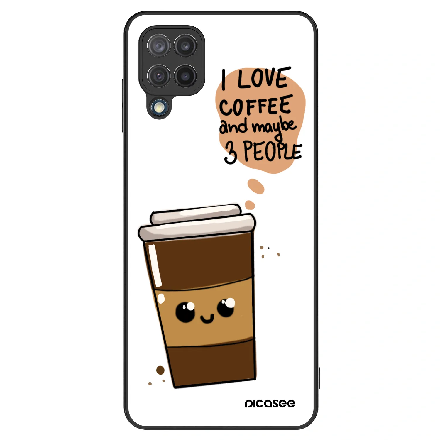 Picasee ULTIMATE CASE pro Samsung Galaxy M12 M127F - Cute coffee