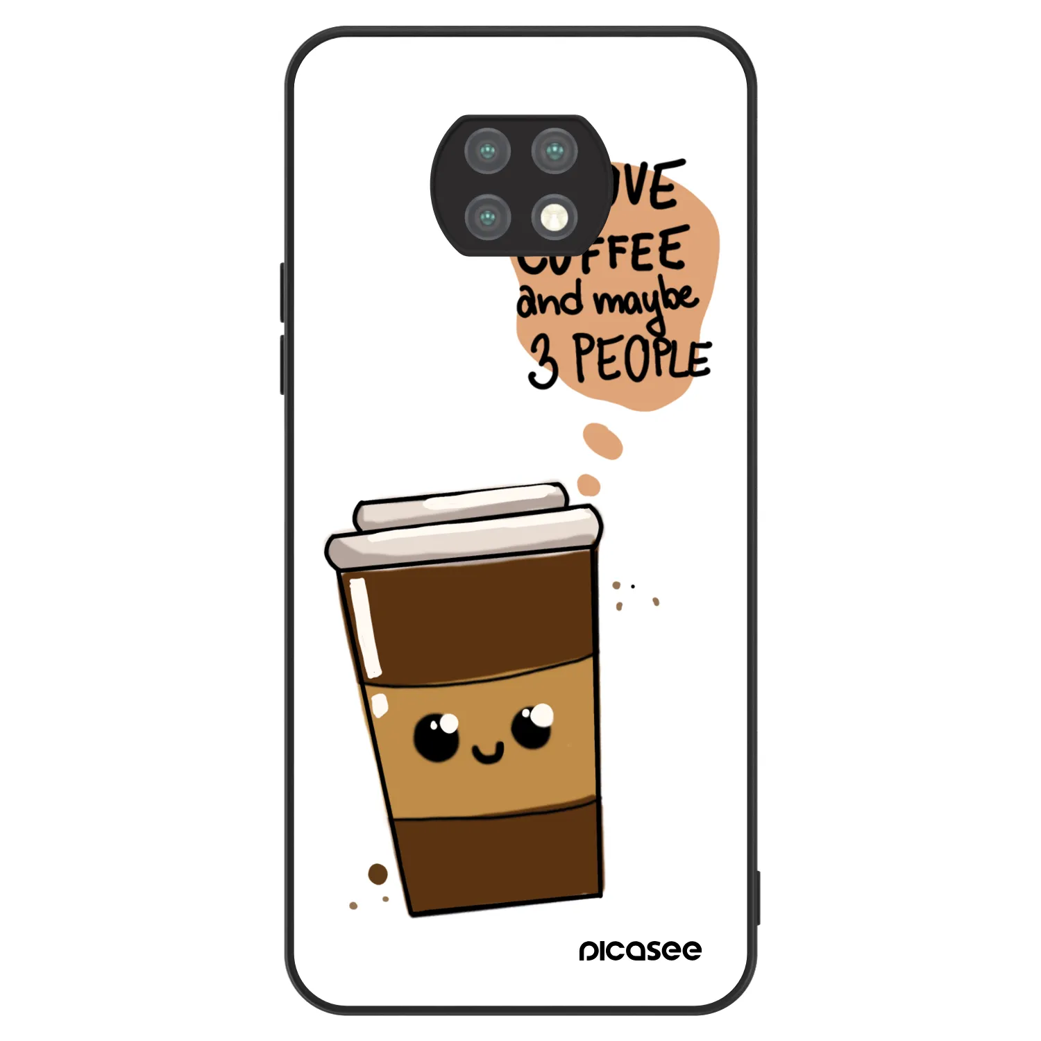Picasee ULTIMATE CASE pro Xiaomi Redmi Note 9T - Cute coffee