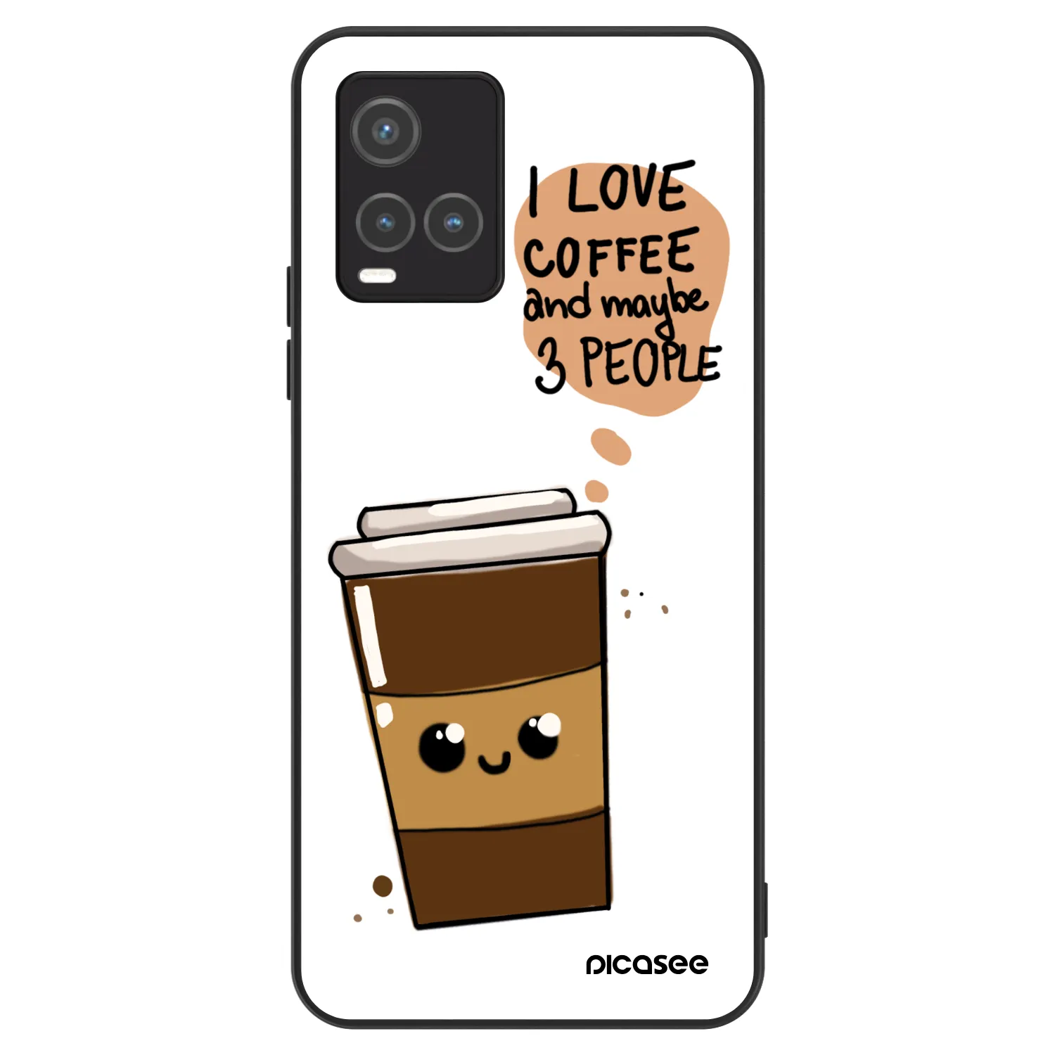 Picasee ULTIMATE CASE pro Vivo Y33s - Cute coffee