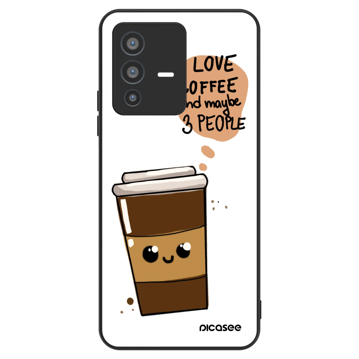 Picasee ULTIMATE CASE pro Vivo V23 5G - Cute coffee