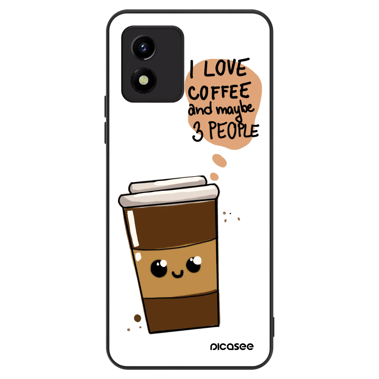 Picasee ULTIMATE CASE pro Vivo Y01 - Cute coffee