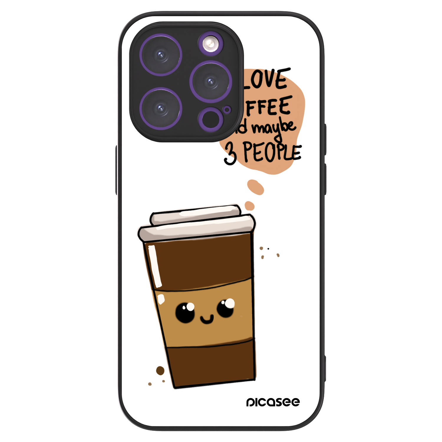 Picasee ULTIMATE CASE pro Apple iPhone 14 Pro - Cute coffee